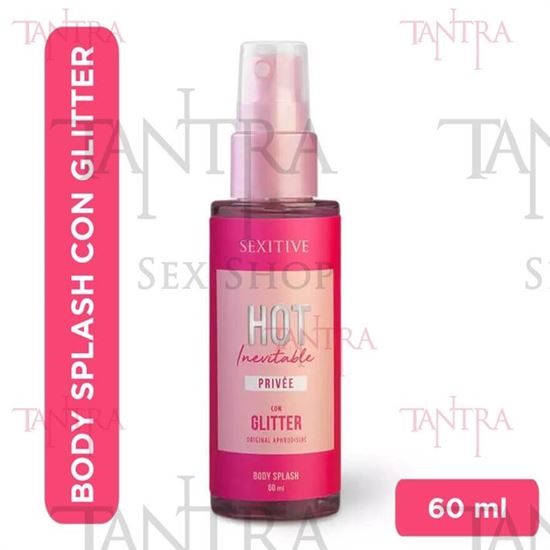 Body Spash Privee con glitter 60ml